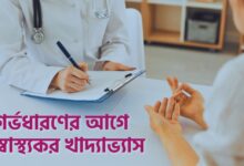 গর্ভধারণের আগে স্বাস্থ্যকর খাদ্যাভ্যাস